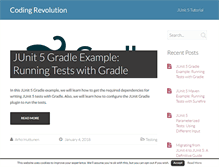 Tablet Screenshot of codingrevolution.com